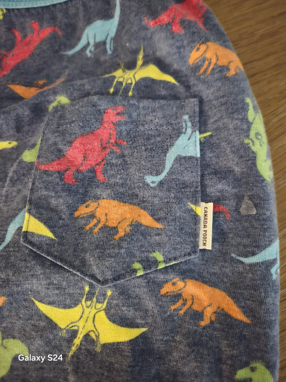 Canada Pooch Dog Follow Me Tee 20 Inch For 33-40 Lbs New Dinosaur Print